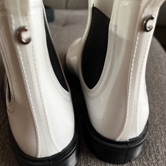 SAM EDELMAN CIRCUS WHITE RAIN BOOTS/CHESNEY, WHITE (NEW) - Picture 5 of 7